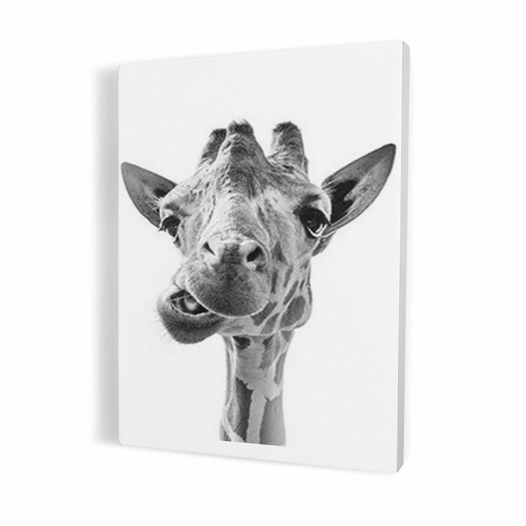 Giraffe Zwart/Wit - Schilderen op Nummer