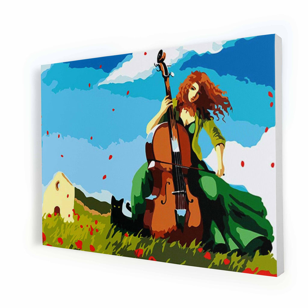 Muziek Cello - Schilderen op Nummer